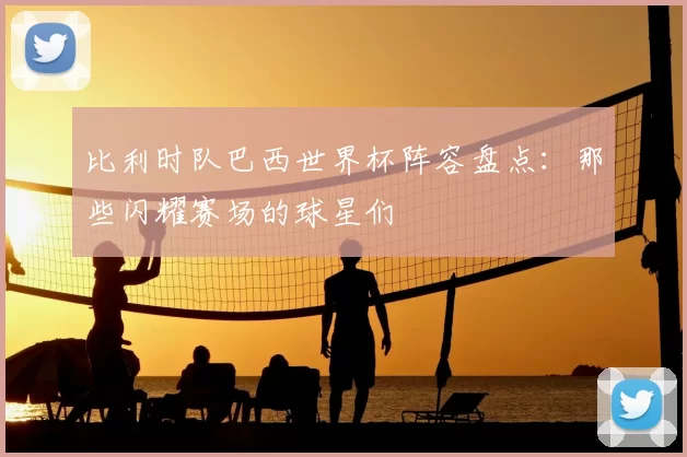比利时队巴西世界杯阵容盘点:那些闪耀赛场的球星们